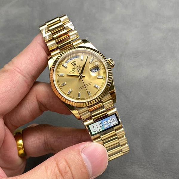 【ロレックススーパーコピー時計】QF製 デイデイト M128238-0132(36mm) 加重版